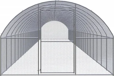 Obrázok produktu pre vidaXL Vonkajší kurník 3x24x2 m Pozinkovaná oceľ