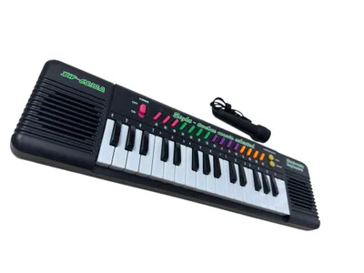 Produktbild von Elektronisches Keyboard mit 32 Tasten, Karaoke-Funktion, 2 Klangfarben und 15 integrierten Melodien