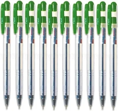 Image de Lot de 10 stylos flexibles verts pour enfants