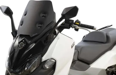 Produktbild von Kleine ISOTTA schwarze matte Windschutzscheibe für SYM maxsym tl