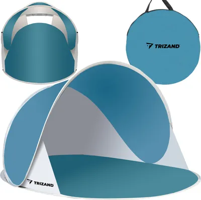 Obrázek produktu pro Trizand 10178 Samorozkládací stan plážový 190 x 90 x 120 cm modrošedý