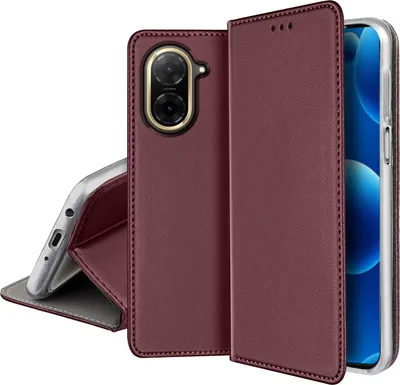 Zdjęcie produktu dla Etui Skórzane Zamykane MAGNETYCZNE CASE do Xiaomi Redmi A5 + SZKŁO