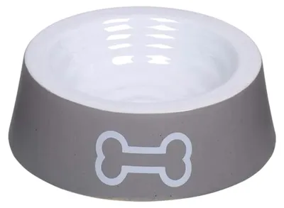 Produktbild von Keramik Napf Big Bone, grau Ø 16 x 5 cm, 0,18 l, 1 Stück