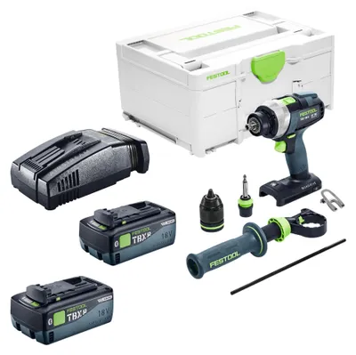 Produktbild von Festool TDC 18/4-Basic Akku Bohrschrauber 18 V 75 Nm Brushless + 2x Akku 8,0 Ah + Schnellladegerät + Systainer