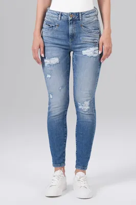 Produktbild von M.O.D Miracle of Denim Suzy Skinny Fit Jeans Damen Cross Blue