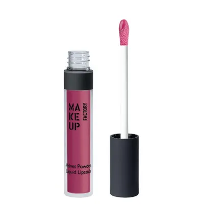 Image de Rouge à lèvres liquide velours poudre rose stiletto Make up factory