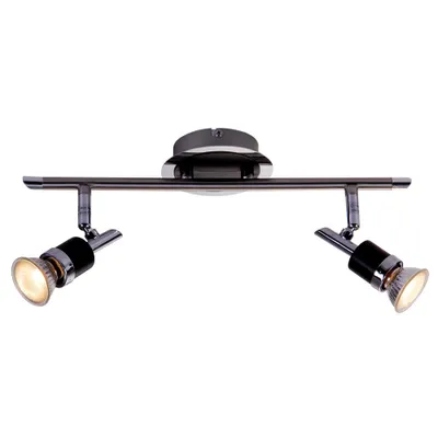 Produktbild von Globo Strahler chrom, schwarz, 57600-2