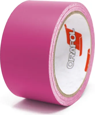 Produktbild von 10m Zierstreifen 40mm Pink Matt Dekorstreifen Auto Motorrad Boot Modellbau Klebestreifen