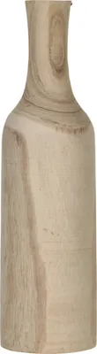 Produktbild von Mica Decorations Pia Vase - H47 x Ø13 cm - Paulownia-Holz - Hellbraun