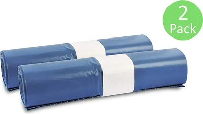 Produktbild von Müllsäcke, 50 St. extra starke blaue Müllbeutel, 120 l Fassungsvermögen, 700 x 1.100 mm, Typ 70 mit 42 my, besonders reißfest, ideal für Garten, Umzüge, Entrümpelungen & Haushalt, 2er Pack