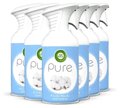 Produktbild von Air Wick Premium-Duftspray PURE Frische Wäsche 250ml 6er Pack
