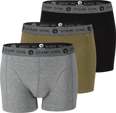 Produktbild von Stark Soul® Retro-Boxershorts 3'er Pack M Gemischt