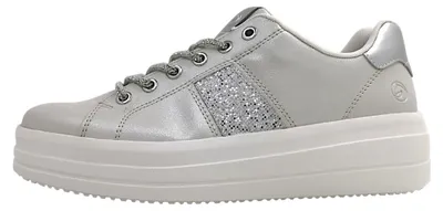 Image de Chaussures de randonnée Damenschuhe, chaussures à lacets, style sportif, couleur argent, pour le quotidien