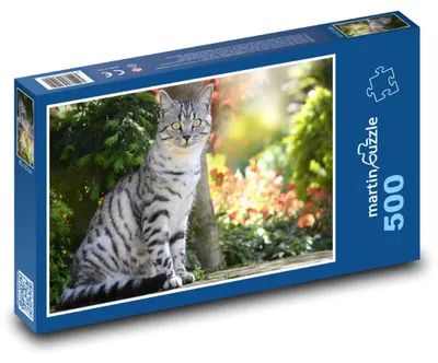 Obrázek produktu pro martinpuzzle - Puzzle 500 - Kočka na zahradě