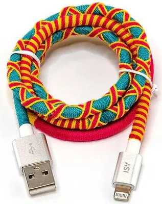 Produktbild von ISY LTG Kabel 1M für Datensynchronisation und zum Aufladen von iOS-Geräten