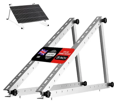 Solarmodul-Halterungen 71 cm, Alu, klappbare Kippfüße, 100-200 W