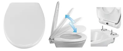 Produktbild von HI Toilettensitz mit Quick-Release und Soft-Close