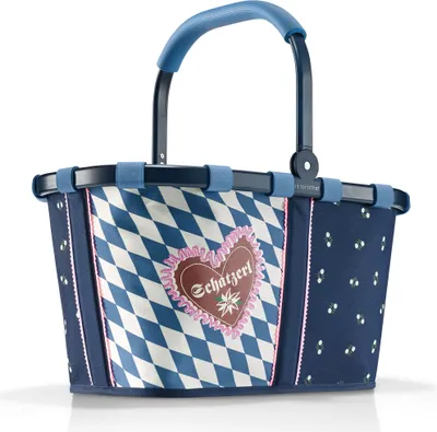 Produktbild von reisenthel carrybag, Einkaufskorb, Korb, Picknickkorb, Tragetasche, Polyestergewebe, Special Edition Bavaria 6, 22 L, BK4083