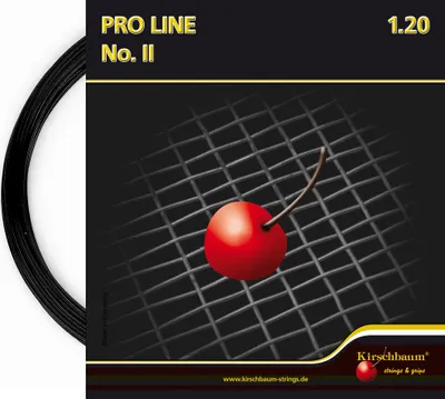 Produktbild von Kirschbaum Tennissaite Pro Line No. II 12m schwarz, 105000215500016