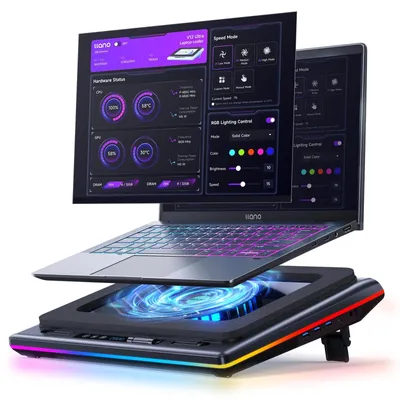 Produktbild von Solidchoice - Laptop-Kühler V12 Ultra, Schwarz