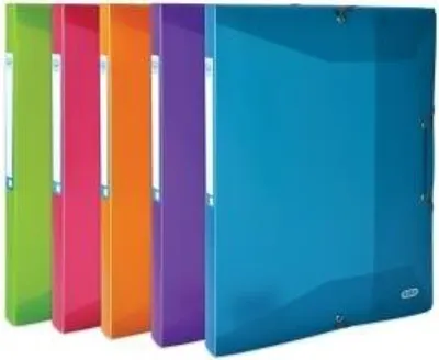 Obrázok produktu pre Elba 400006524, 24 x 32, Polypropylén (PP), Modrá, Zelená, Oranžová, Ružová, Purpurová, Portrét, 200 listy, 2,5 cm