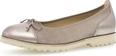 Produktbild von Gabor Shoes Ballerina Beige Veloursleder/Leder Größe: 38.5 Normal