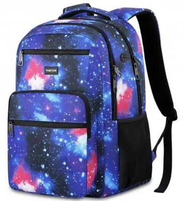 Produktbild von Rucksack Herren Schulrucksack Teenager 15,6 Zoll Laptop Rucksack Wasserdicht Starrysky