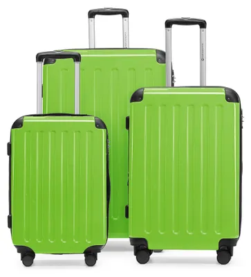 Image de HAUPTSTADTKOFFER - Alex - Koffer-Set 3 Trolley Hartschale, 4 Rollen (S, M & L),Apfelgrün
