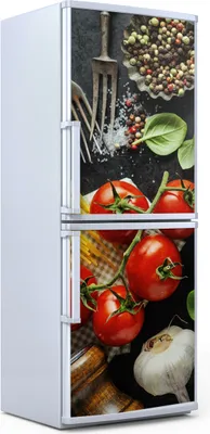 Produktbild von Kühlschrankdekoration 70x180 cm Aufkleber auf dem Kühlschrank - Italienisches Essen