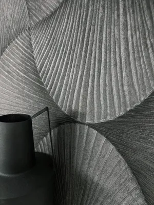 Produktbild von NEWROOM Tapete Anthrazit Vliestapete Muster - Mustertapete Glamour Dunkelgrau Metallic Struktur Glanz Retromuster Modern Glanztapete