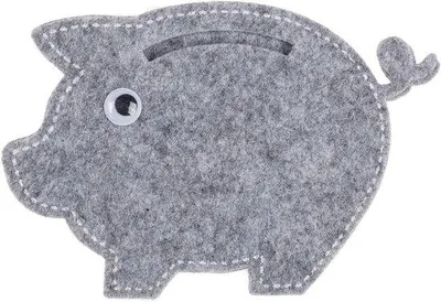Zdjęcie produktu dla Opakowanie na prezent pieniężny z filcu - Zabawny prezent - Pudełko na prezent - Opakowanie na prezent - Urodziny - Wesele - 13 x 10 cm