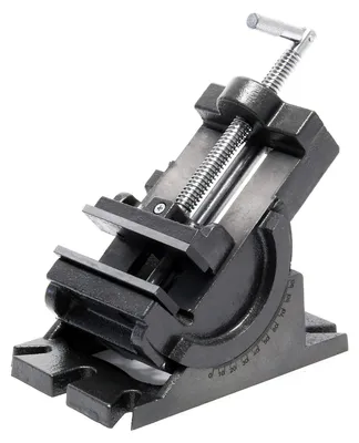 Präzisionsbankschraube 100 mm, vertikal drehbar, Werkbank