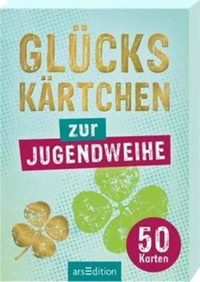 Obrázek produktu pro Glückskärtchen zur Jugendweihe
