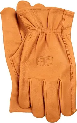 Obrázok produktu pre FELCO Handschuhe aus Echtleder Größe L durchstoßfest Rindsleder Gartenhandschuh
