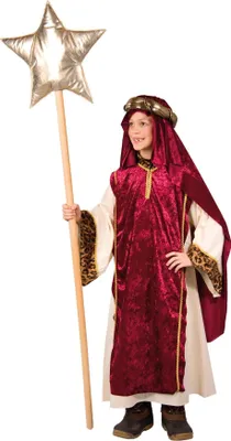 Produktbild von 140/152 Hl. König: Kleid, Überwurf und Kopftuch