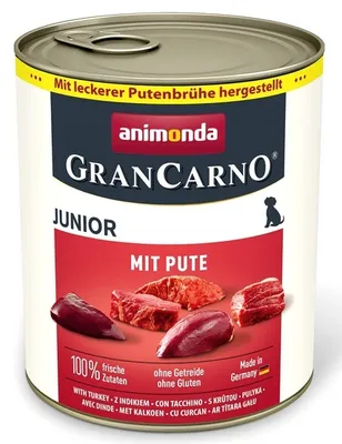 Zdjęcie produktu dla Animonda GranCarno Original Junior Pute Indyk 800g