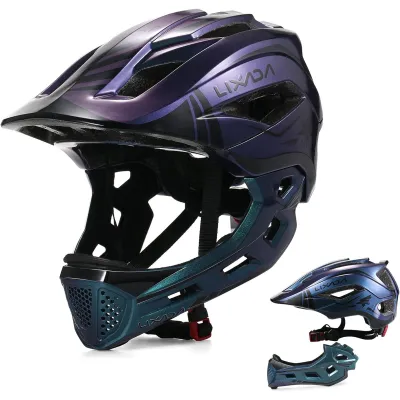Kinder-Fahrradhelm 2-in-1, abnehmbar, 52-58 cm, verstellbar