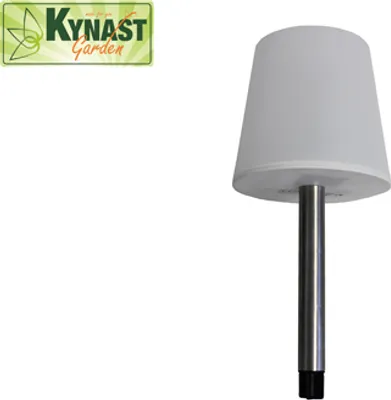 Produktbild von Kynast Garden LED Solar Bodenlampe mit weißem Lampenschirm 15 x 41cm