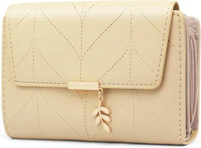 Produktbild von Geldbörse Damen Portemonnaie RFID Schutz Frauen Geldbeutel Viele Fächer Damen Brieftasche Im Kurzformat mit 14 Kartenfäche und Münzfach Geldtasche