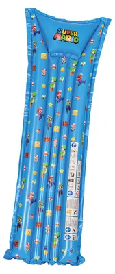 Produktbild von Luftmatratze Super Mario Happy People 177cm Matratze Luftbett Pool blau