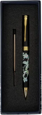Productafbeelding van Parelmoer balpen - Intrekbare balpen - Cadeau - Bedrijf - Kantoor - 1,0 mm medium punt zwarte inkt - Extra's vervangbare metalen vullingen