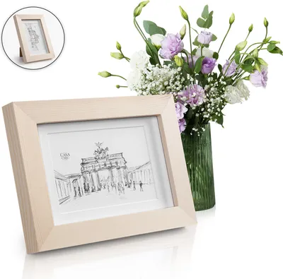 Weiße Bilderrahmen 13x18 Cm, 3er-Set Aus Holz, Mit Glas & Passepartout – Für Fotos & Kinderzeichnungen