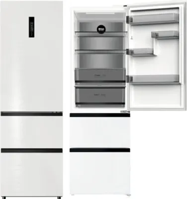 Produktbild von PKM WFD400ENFDWB Kühl-Gefrierkombination mit Display, NoFrost French-Door, Weiß gebürstet