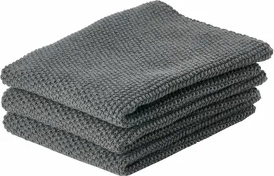 Obrázok produktu pre Zone Denmark Kuchynská utierka (3 ks) 27x27cm antracitová