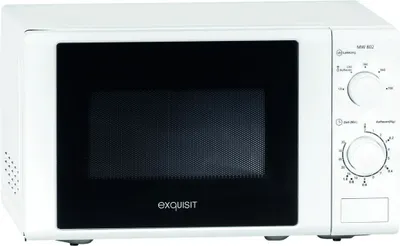 Zdjęcie produktu dla Exquisit MW802, Blat, 20 l, 700 W, obrotowy, Biały