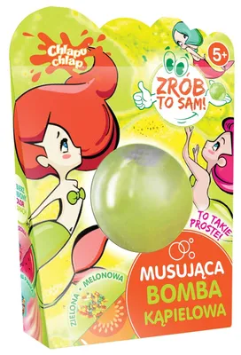 Zdjęcie produktu dla Bomba Musujaca Do Kapieli Zielona Melon ** Chlapu Chlap
