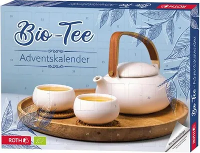 Produktbild von Tee-Adventskalender mit 24 Bio-Teebeuteln