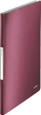 Produktbild von LEITZ Sichtbuch Style A4 PP mit 20 Hüllen granat rot