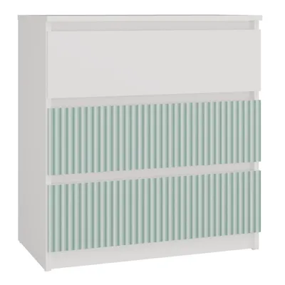 Produktbild von Kommode, Wei§ / mint, 70 x 75 x 40 cm