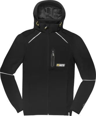 Imagen del producto de Chaqueta softshell FC-Moto FCM-SSJ, color negro, talla S